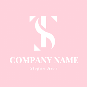 Monogram Logo Letter T S Monogram logo design