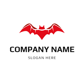 bloody bat logo for coronavirus