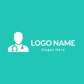 light blue doctor logo