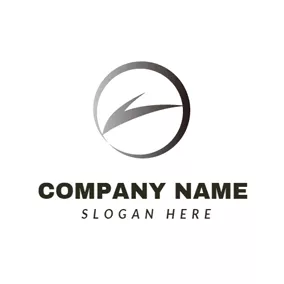 Brand Logo Black Round Car Brand logo design