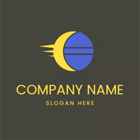 Sun Logo Blue Moon and Covered Sun logo design