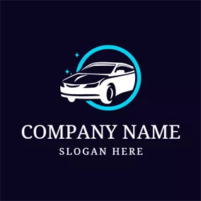 Car Wash Logo Clean White Auto and Car Wash logo design