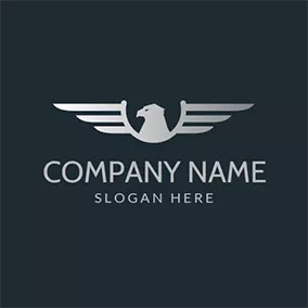 Military Logo Eagle Symbol and Wing Icon logo design