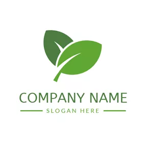 Environment & Green Logo Fresh Green Leaf logo design