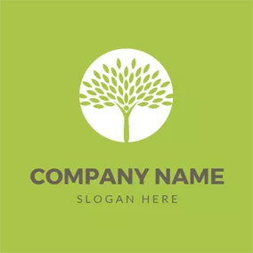 Nature Logo Luxuriant Green Tree logo design