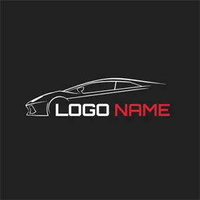 T-shirt Logo Simple Outline and Car logo design