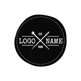 Fashion & Beauty Logo White Awl and Needle logo design